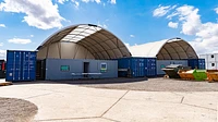 Container Workshop Made From 40ft Containers