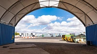 Container Workshop with Canopy 