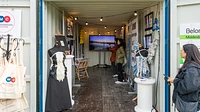 Container used for an art event