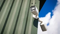 Security camera on container