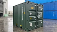 10ft Green Shipping Container