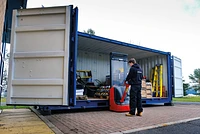 Elmtronics Side-opening Container Being Loaded