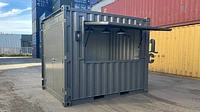 Exterior of Small Shipping Container Bar