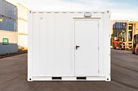 10ft White Workshop External