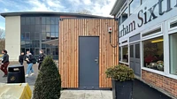 Durham Sixth Form Centre Shipping Container Cafe
