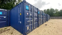 One Trip Blue Shipping Containers