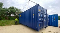 20ft Container being delivered