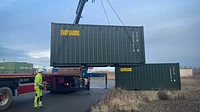 Cleveland Containers Supplies Two 20ft Shipping Containers to the GNAAS Trading Company in Eaglescliffe