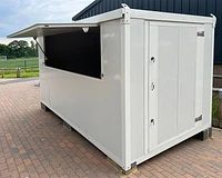 Flat Pack Insulated Kiosk Container