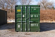 20ft New (One Trip) Container - Green front