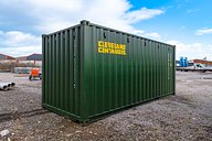 20ft New (One Trip) Container - Green closed end