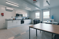 Cleveland Modular Building Internal Image of Kitchen and Canteen