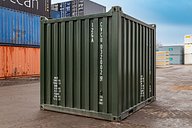 10ft DNV Container (Green) rear