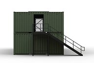 Side View of a Topper Unit Row on a Self Storage Site