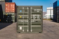 40ft Standard Shipping Container (Green) doors