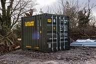 10ft New Shipping Container on site