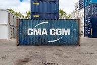 20ft Used Shipping Container side