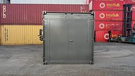 Personnel Doors on Small Shipping Container Modification