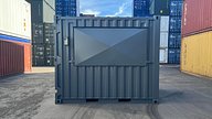 Serving Area Hatch on Small Shipping Container Modification