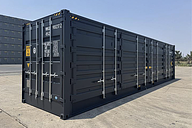 40ft High Cube Side Opening Containers (Grey)