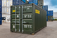 20ft Standard (One Trip) Green Shipping Containers