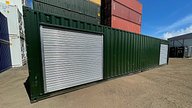 40ft Used Shipping Container Roller Shutter Doors