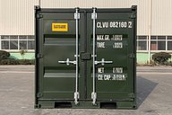 8ft Green Shipping Container Doors