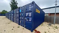 One Trip Blue Shipping Containers