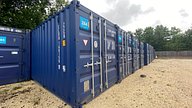 One Trip Blue Shipping Containers