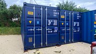 One Trip Blue Shipping Containers
