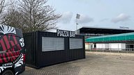 20ft Container Bar at StoneX Stadium (Saracens Rugby Club)