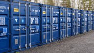 One Trip Blue Shipping Containers