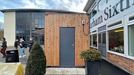 Durham Sixth Form Centre Shipping Container Cafe