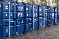 One Trip Blue Shipping Containers