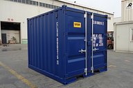 9ft Shipping Container in Blue