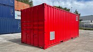 Chem Store Container Painted Red
