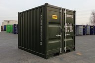 9ft Shipping Container in Green