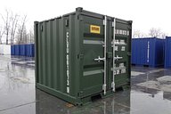 6ft Green Shipping Container