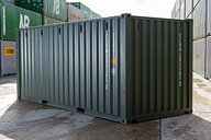 20ft Standard Green Shipping Container