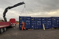 Self Store Newcastle container being placed