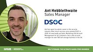 Ant Hebblethwaite, Sales Manager at DSOC