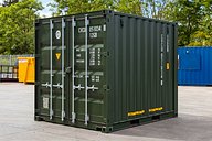 10ft Green Shipping Container